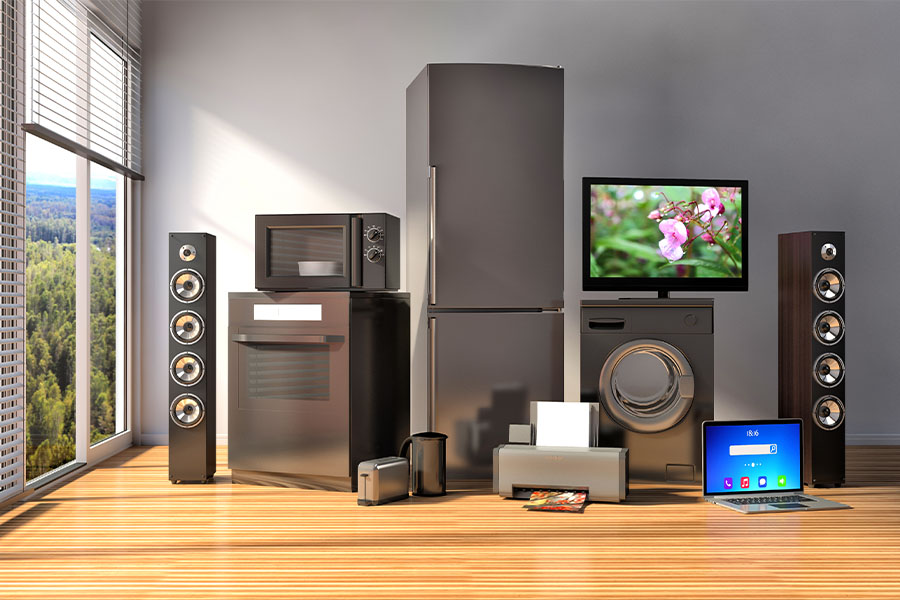 Application of household appliance bearings