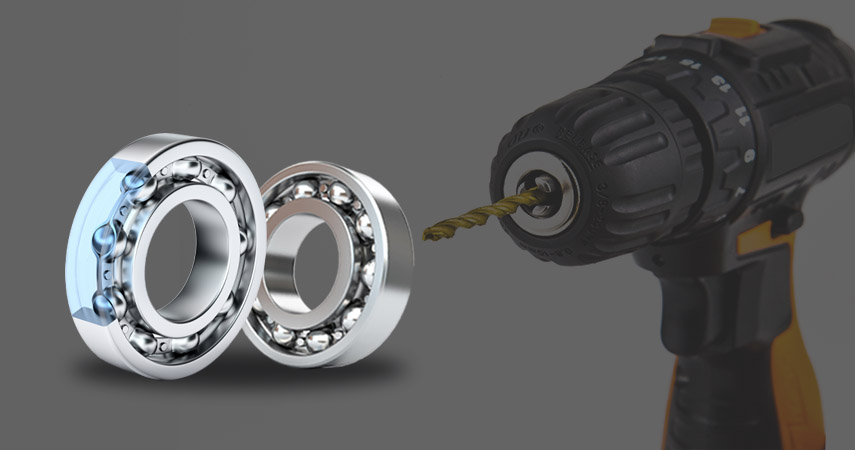 Electric tool bearings